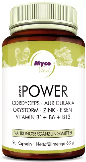 MycoVital MycoPower Kapseln mit Cordyceps