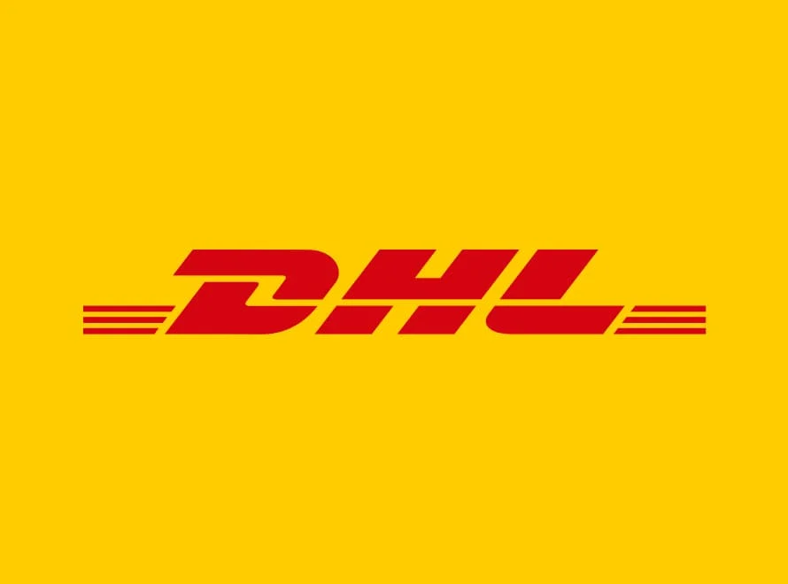 Graphic image of DHL-logo - Homepage